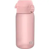 Ion8 Leckdosenflasche für Wasser für Kinder Rosenquarz 350 ml