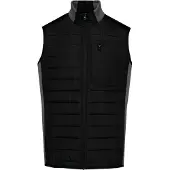 Kariban Ärmellose Daunenjacke aus zwei Materialien