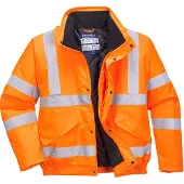 Portwest Gefütterte Warnschutz Pilotenjacke EN342 orange 4XL