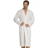 Vossen Bademantel Wellington L Weiß-XXL