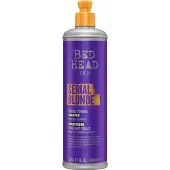 Tigi Serial Blondetm Purple Shampoo, 400 ml, Shampoo, Frauen, Blond, beschädigtes Haar, Blond, Anti-Frizz, Feuchtigkeitsspendend, Schutz, Reparatur, Wiederbelebung, Glättend, Weichmachend