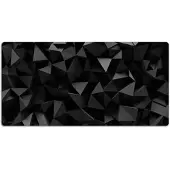 Tulup Schreibtischunterlage Schwarze Abstraktion Deskpad 100x50 cm Schwarz Unterlage Schreibtisch Schreibtischmatte