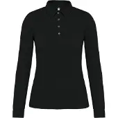 Kariban Langarm-Polohemd für Damen aus Jersey