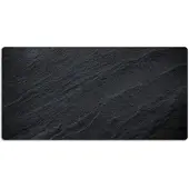 Tulup Schreibtischunterlage Schwarzer Sand Schreibunterlage 90x45 cm Schwarz Schreibtischauflage Schreibtischunterlage Groß