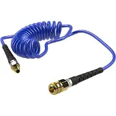 RIEGLER Spiralschlauch-Standardkupplung-Set, PU, Schlauch-ø 10x6,5, 3,0 m