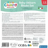 Hot Wheels Clemmy: Weiche Einhorn-Bausteine – Set mit 10 Teilen
