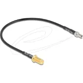 DeLOCK Antennenkabel RP-SMA Buchse zum Einbau zu TS-9 Stecker RG-174 20 cm