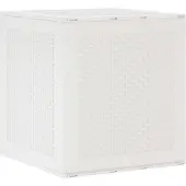 vidaXL Aufbewahrungsbox mit Speicher Weiß 55 x 53 x 57 cm Polypropylen