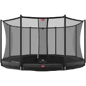 Berg InGround Favorit, Versunkenes Trampolin, Rund, 120 kg, 6 Jahr(e), Sicherheitsnetz, Grau