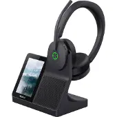 Yealink WH68 Workstation Headset, Verkabelt & Kabellos, 20 - 20000 Hz, Anrufe/Musik, 155 g, Kopfhörer, Schwarz