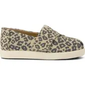 Toms Alpargata Classic oatmeal small leopard spots 19.5