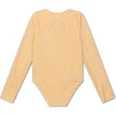 Swim Essentials Langärmlig UV-Schutzanzug, Florish Yellow, 122-128