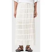 AllSaints Lila Skirt White Größe: 12 | Maxiröcke Outlet | Damen | Weiß
