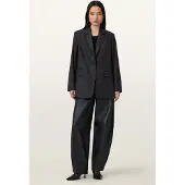 AllSaints Essie Blazer Gunmetal Grey Größe: 8 | Blazer Outlet | Damen | Grau