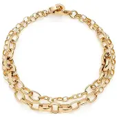 Leonardo Jewels Armband Gold Suzanne Clip & Mix, Armschmuck, Schmuck, Edelstahl, 025595
