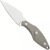 Mercury Hawky 9AWK-GCF-C Stonewashed M390, Green Canvas Micarta, Fahrtenmesser