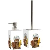Sanilo Bad-Accessoire-Set »Shower Cat«, Braun, Rechteckig