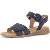 Gabor Keilsandalette "Rhodos" Sommerschuh, Komfortschuh mit Klettverschlüssen, G-Weite