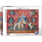 Eurographics Puzzle The Lady and the Unicorn 1000 Teile Puzzle Spiel