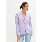 Bonprix Jackenblazer eleganter Look, schmale Passform, aus Polyester und Elasthan