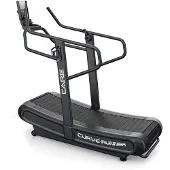 Care CURVE RUNNER - Gebogenes und vernetztes Laufband - 4 manuelle Widerstandsstufen - 8 Programme - Einsatz im Fitnessstudio oder zu Hause