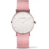 Paul Hewitt phsarstw27m Quarz Uhr 39mm Rosa Textilarmband Wasserdicht 30m