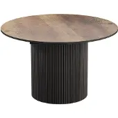 Vicco Esstisch Calero Eiche rustikal/Schwarz 120 x 60 cm ausziehbar, Model 58426