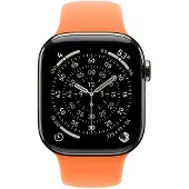 Apple MHYE4ZM/A Intelligentes tragbares Accessoire Band Orange Fluor-Elastomer