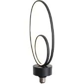 LUEDD E27 LED Deko-Glühbirne schwarz 6W 450 lm 3000K