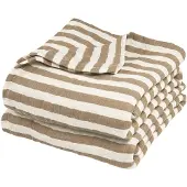 Meyco Baby Fat Stripe 120x120 Cm Musselin 2 Einheiten