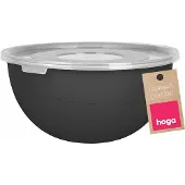 Höga Küchenschüssel mit Deckel, Kunststoff, Schwarz, 5L