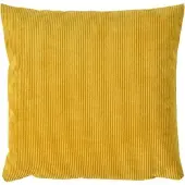 Jil Sander Kissenhülle Earl 50x50 cm Gold 07- moderner Cordbezug