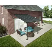 Canopia Terrassendach "Capri Alu Terrassenüberdachung", einfache DIY Montage