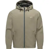 Ragwear Softshelljacke "Shellwie Bonded" mit Kapuze wasserdichte Herren Übergangsjacke mit Kapuze