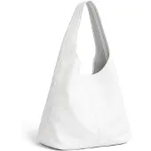 Collezione alessandro Schultertasche "White" aus Rindsleder, super soft