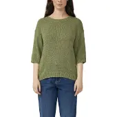 s.Oliver 3/4 Arm-Pullover Strickpullover mit Rundhals