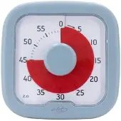 INFACTORY Visueller 60-Minuten-Lerntimer für Kinder und Erwachsene, blau