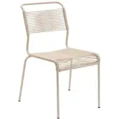 Schaffner Spaghetti-Stuhl Säntis AG pastellsand beige, Designer , 56x85x60 cm