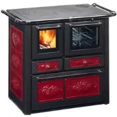 Westminster Holzherd »K85F«, Heizleistung: 6 kw - rot