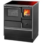 Westminster Holzherd »Style70«, Heizleistung: 7,6 kW - schwarz