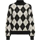 ONLY Pullover in Schwarz/ Weiß - L