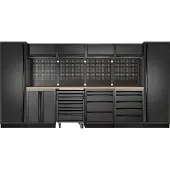 KRAFTWERK MOBILIO-EX BLK Kombi Lochwand Buche