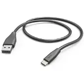 Hama 00201595, 1,5 m, USB A, USB C, USB 2.0, 0,48 Gbit/s, Schwarz