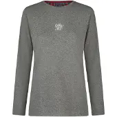 Happy Shorts Pyjama in Grau/ Rot - L