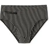 Schiesser Badeslip "Aqua" mit kleiner RV-Tasche, Bindekordel am Bund, gestreift