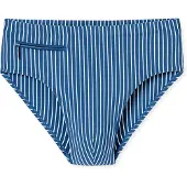 Schiesser Badeslip "Aqua" mit kleiner RV-Tasche, Bindekordel am Bund, gestreift