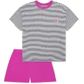 Schiesser Mädchen Pyjama NightwearSchlafanzug, Pyjama Set, Nachtwäsche