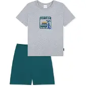 Schiesser Pyjama Nightwear in grau-mel | Gr.: 128