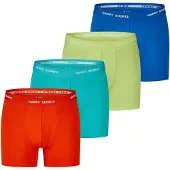 Happy Shorts Herren Retro Boxer Neon 4-Pack Retroshorts, Vintage Boxer,