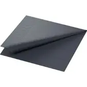 Duni Zelltuchservietten 33x33 cm, 3-lagig, schwarz - 1/4 Falz Qualität | Packung (250 Servietten)